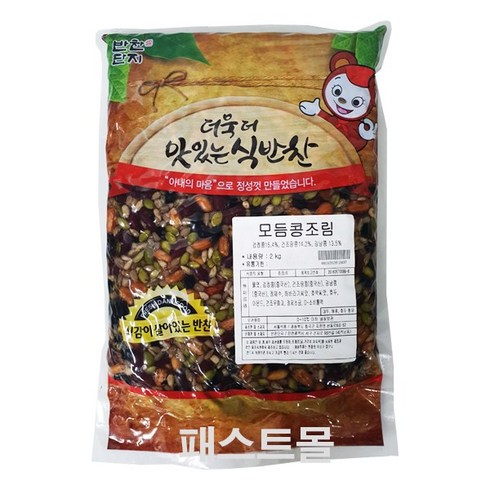 반찬단지 모듬콩조림, 2kg, 1개