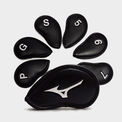 2023년 가성비 최고 미즈노아이언커버 - (미즈노코리아 정품) RB 3D 아이언커버 블랙, (RB 3D 아이언커버-블랙)