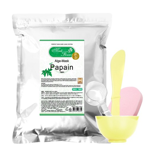 메디플라워 모델링팩 파파인 1kg+팩도구4종 세트, 1개, 1세트