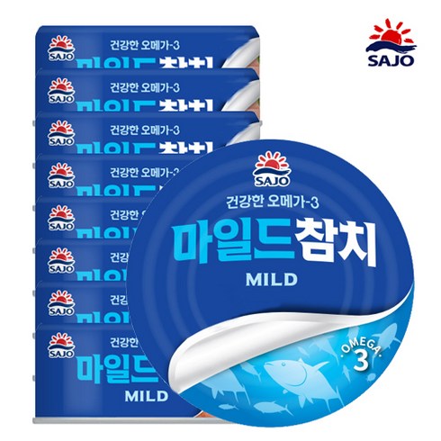 사조 마일드참치 안심따개, 200g, 9개
