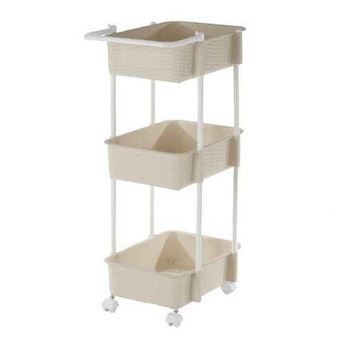 플라팜 코코맘 기저귀정리함 이동식트롤리, 크리스탈베이지, 1개