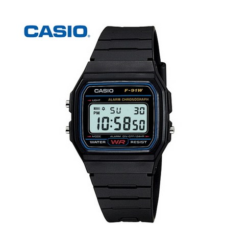 2023년 가성비 최고 카시오시계 - 카시오 CASIO 남성용 F-91W-1D 군인시계 군대 군용 전자 스포츠 군인선물 시계