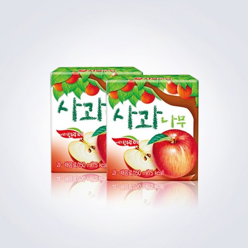 사과나무 - 서울우유 사과나무 과일주스, 150ml, 48개