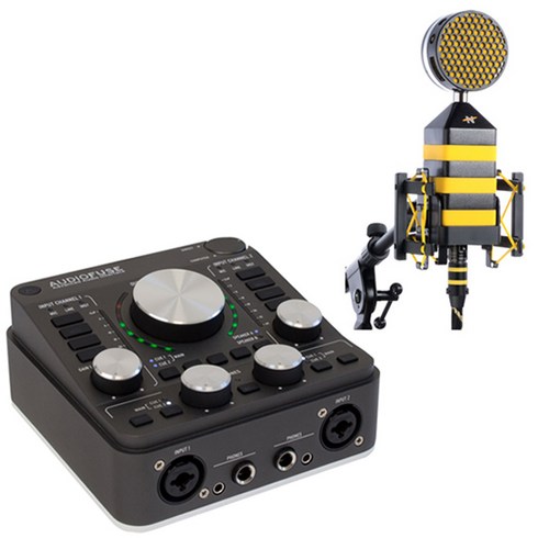 2023년 가성비 최고 audiofuse - 아투리아 Audiofuse KingBee 오디오인터페이스 패키지, 1.Audiofuse+KingBee+양캐논케이블1m