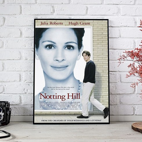 [바이프레임] 노팅힐 Notting Hill 영화 포스터 브로마이드 인테리어 그림 액자
