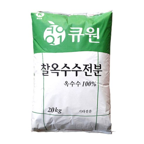 큐원 찰옥수수전분 20kg, 1개