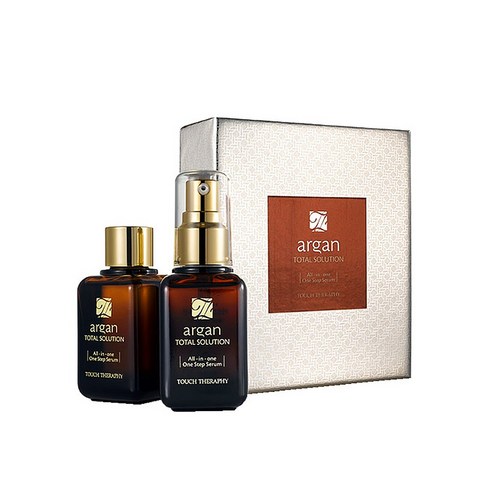 과일나라 터치테라피 아르간 토탈 솔루션 올인원 원스텝 세럼 50ml+50ml, 단일 색상/향