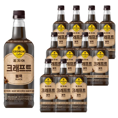 조지아 크래프트 블랙, 800ml, 12개 none 섬네일