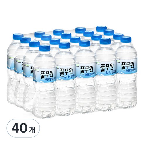 풀무원샘물 워터루틴, 500ml, 100개