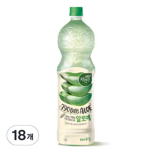 자연은 알로에 주스, 1.5L, 18개