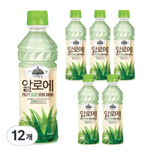 자연은 알로에 주스, 340ml, 12개