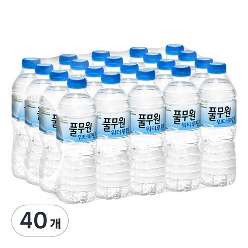 풀무원 워터루틴 생수 500ml 물 배달 미네랄워터, 20개