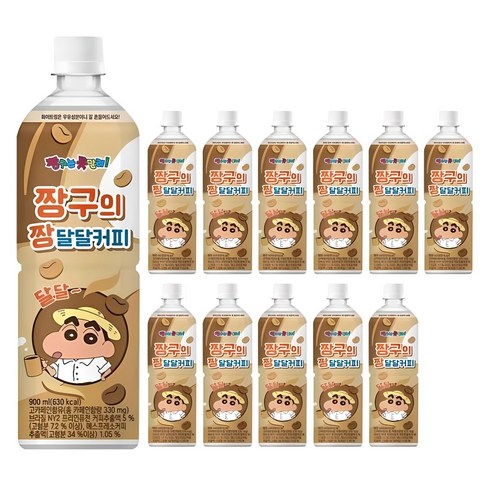 짱구의 짱달달커피, 12개, 900ml