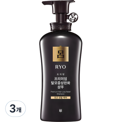 려 초의방 모근모발 샴푸, 490ml, 3개