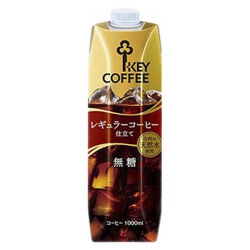 키커피 레귤러 커피 무설탕, 1개, 1L