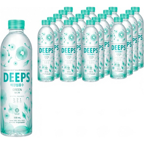 석수 무라벨 생수 2L 12병 13 Deeps 해양심층수 그린, 2L, 6개