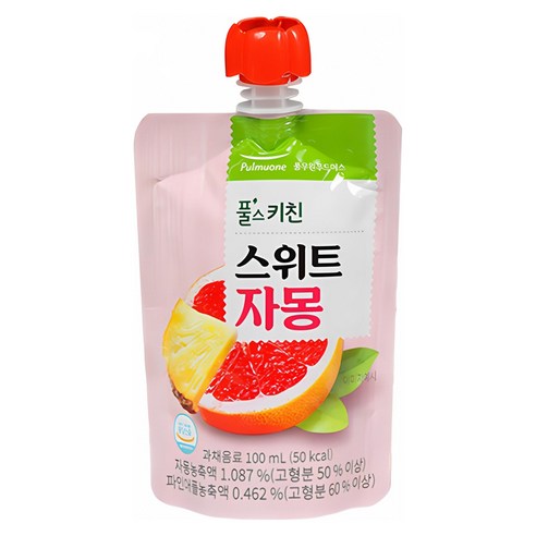 풀무원 풀스키친 스위트 자몽주스, 80개, 100ml