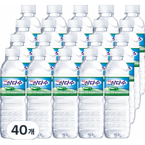 제주 삼다수, 500ml, 40개 500ml × 40개 섬네일