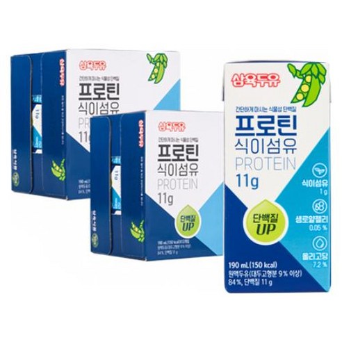 삼육두유 프로틴 식이섬유 190ml, 72개