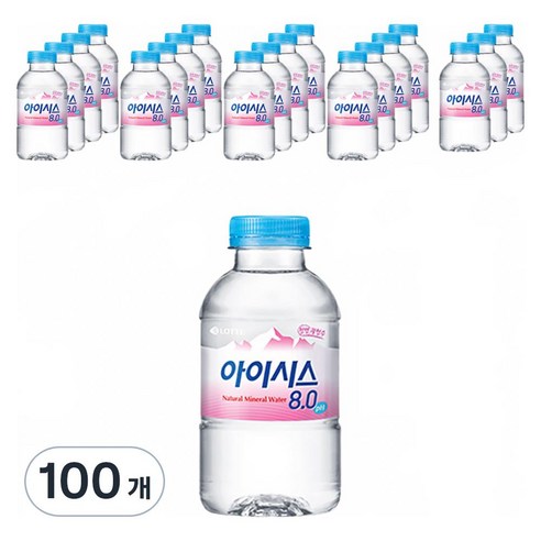 아이시스 8.0 생수, 200ml, 100개 
생수/음료