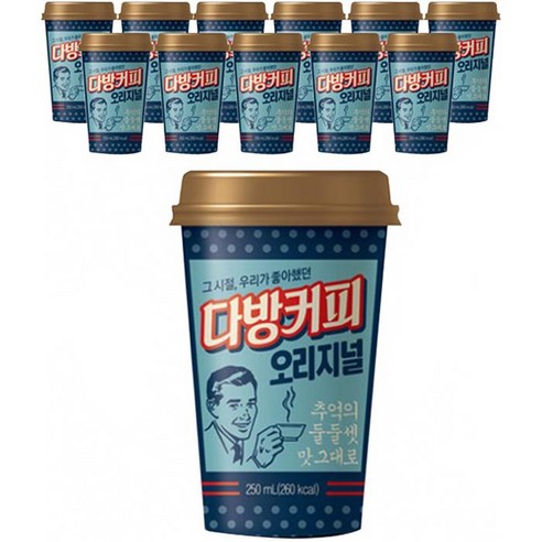 동원 소와나무 다방커피 오리지널, 250ml, 36개