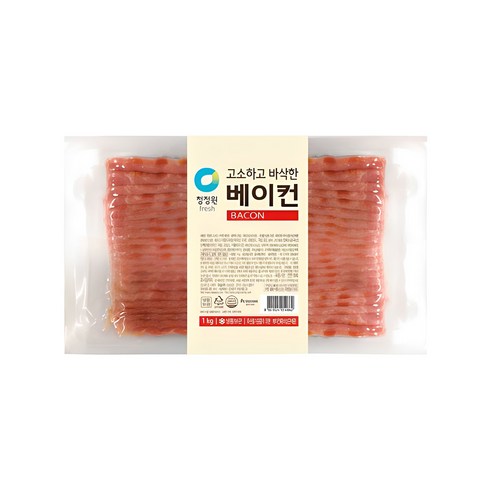 청정원 베이컨 1kg, 10개