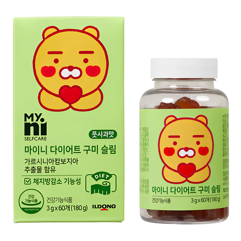 마이니 다이어트 구미 슬림 180g, 60정, 3g, 1개