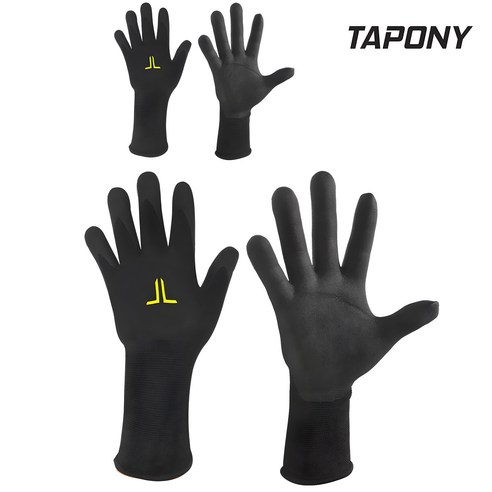 수영장갑 추천 상품STM TAPONY 자외선차단 프로그립 2세트 블랙 바다수영장갑 작업장갑 코팅장갑 해루질장갑 낚시장갑 사이클장갑 제품 사진