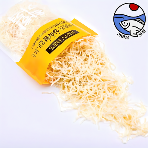 [건어물천지] 수입산 실속형 진미채 200g 500g 1kg 중국가공 백진미채 업소용 식당용, 1개