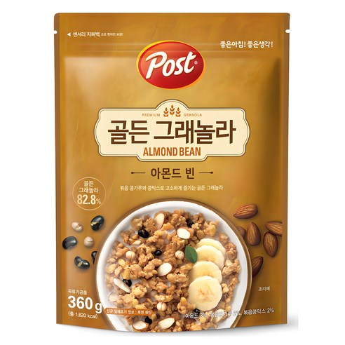 포스트 골든 그래놀라 아몬드 빈, 360g, 4개