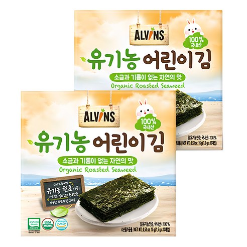 엘빈즈 유기농 어린이김 10p, 자연의 맛, 15g, 2개
분유/어린이식품 엘빈즈 유기농 어린이김 10p, 자연의 맛, 15g, 2개
분유/어린이식품