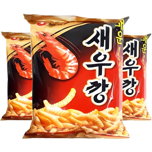 새우깡 매운 새우깡, 90g, 3개