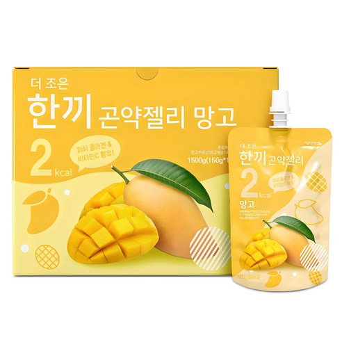 더존건강 더조은 한끼곤약젤리 망고, 1.5kg, 1개