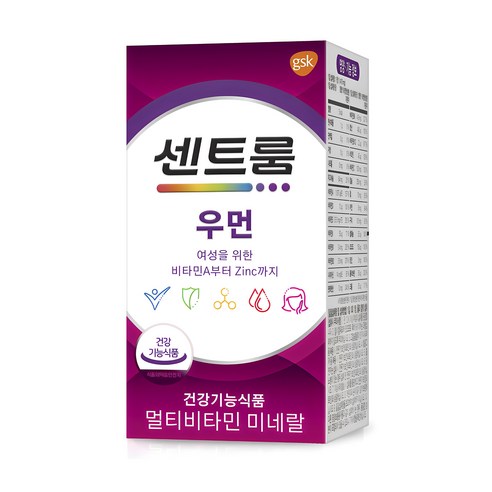 센트룸 우먼 멀티비타민 미네랄 1 435mg 71.75g, 50정, 1개