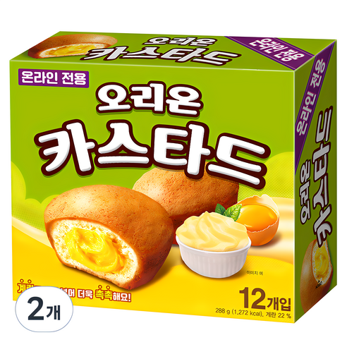 오리온 카스타드 12p, 288g, 1개