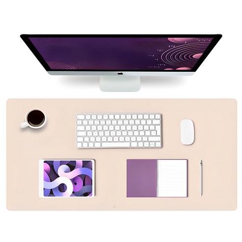 야스트 가죽 데스크 매트 책상 패드 테이블 논슬립 와이드 대형 마우스 장패드, 아이보리 
사무용품 전문관