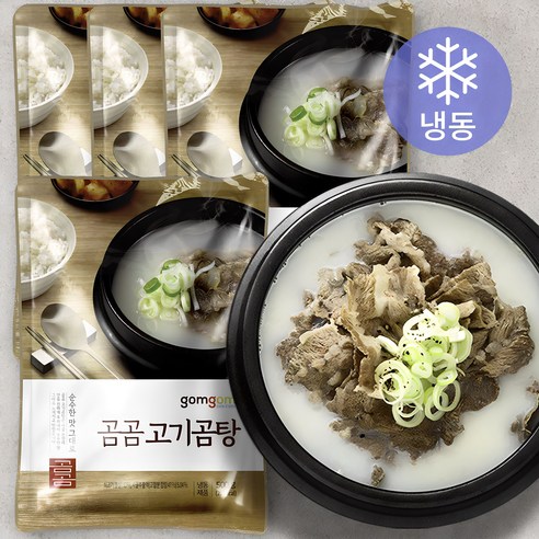 곰곰 고기곰탕 (냉동), 500g, 4개