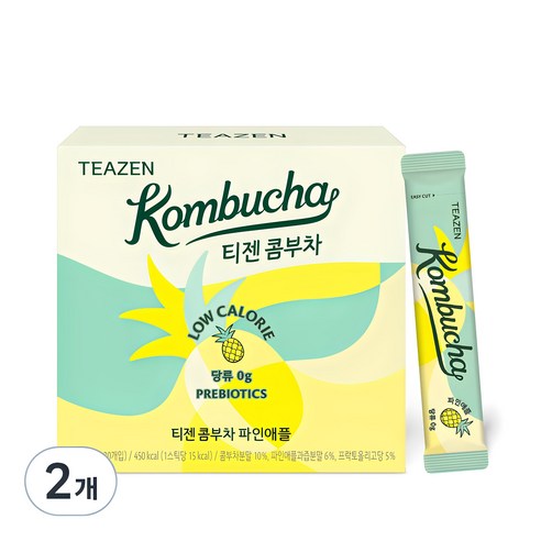 티젠 파인애플 콤부차, 5g, 30개입, 2개