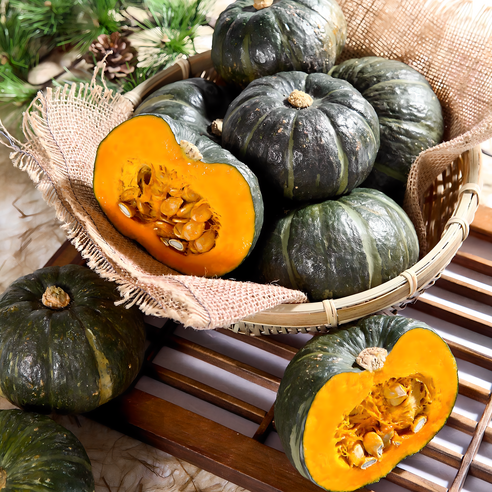 냉동 단호박 머핀 6개 (1kg) 16 모두의보부상 올해여름 제주 미니 단호박 보우짱, 1박스, 5kg(실중량4.5kg)
