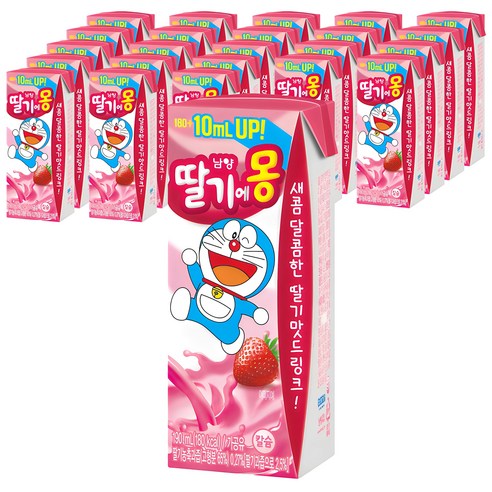 남양유업 딸기에몽, 190ml, 24개