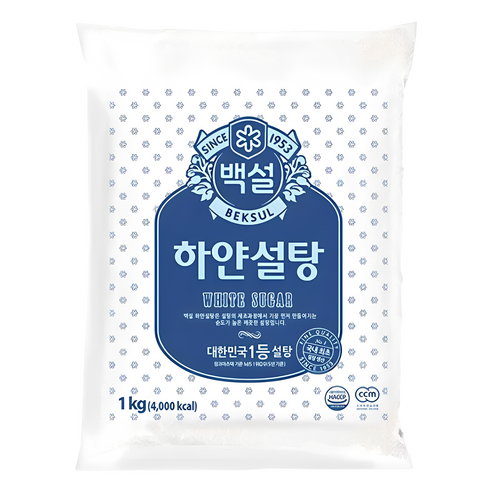 백설 하얀설탕, 1kg, 5개 흑설탕3kg 백설 하얀설탕, 1kg, 5개 흑설탕3kg