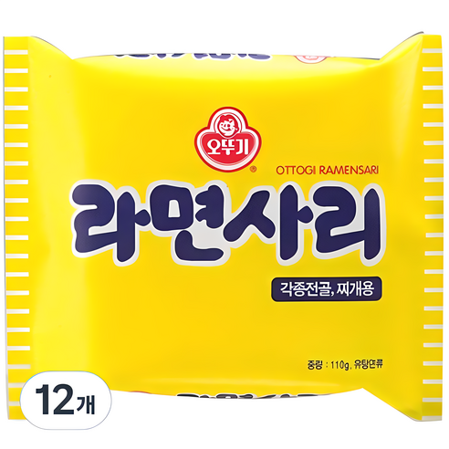 오뚜기 라면사리 110g, 12개