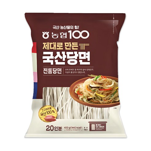 농협100 제대로 만든 전통당면, 400g, 2개