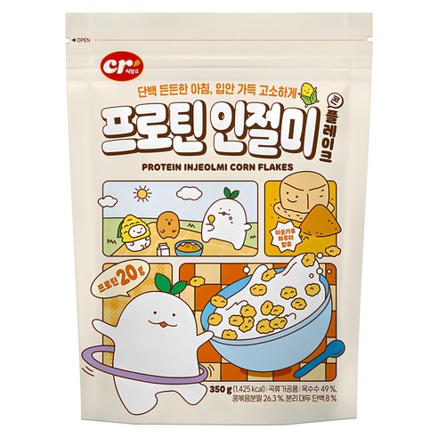 씨알로 프로틴 인절미 콘플레이크, 350g, 1개