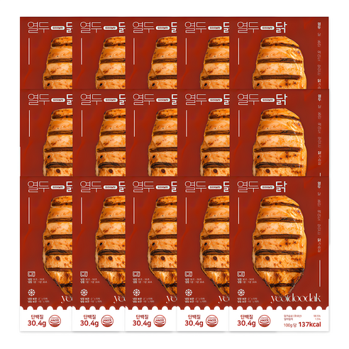 [열두닭] 오븐으로만 조리한 닭가슴살 오리지널 훈제맛, 100g, 50개