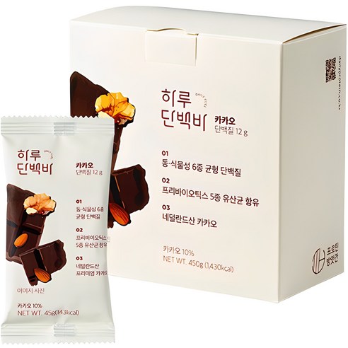 프로틴방앗간 하루단백질바 카카오, 45g, 10개
헬스보충식품 프로틴방앗간 하루단백질바 카카오, 45g, 10개
헬스보충식품