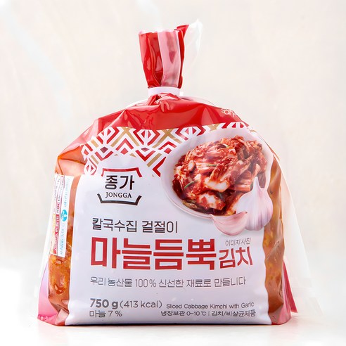 종가 마늘 듬뿍 김치, 750g, 1개