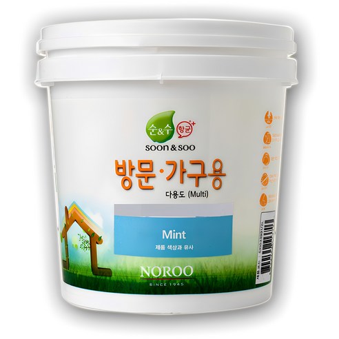 노루페인트 순앤수 항균 방문가구용 수성페인트 1L 반광, 퓨어화이트, 1개 
공구/철물/DIY