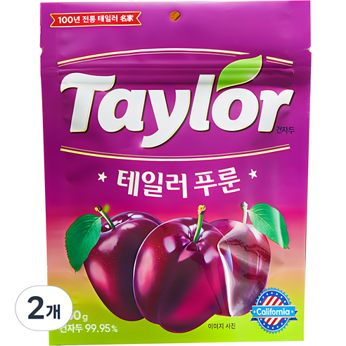 테일러 푸룬건자두, 250g, 6개 넛츠피아푸룬