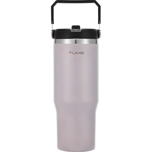텀스 킹덤 핸들 진공 스텐텀블러, 애쉬라벤더, 880ml, 1개